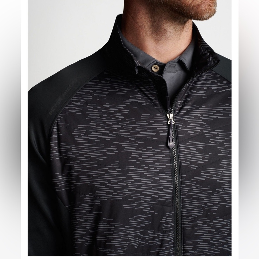 Peter Millar Black Performance Jacket Modern Spor… - image 2